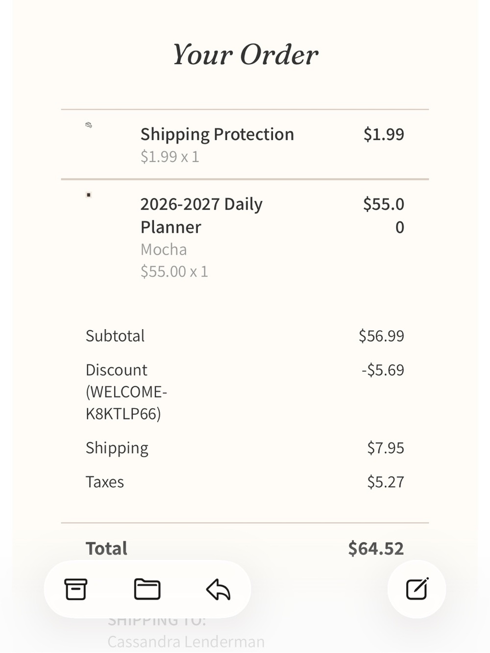 The Dailee 2026-2027 Daily Planner (mocha) - Picture 6 of 14